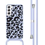 imoshion Coque design en silicone avec cordon Samsung Galaxy S22 - Animal Lila