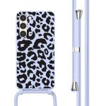 imoshion Coque design en silicone avec cordon Samsung Galaxy S23 - Animal Lila