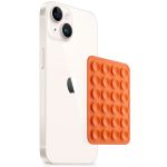 Selencia Pack de 2 Supports de téléphone à ventouse - Orange