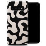 Selencia Coque arrière Vivid Samsung Galaxy S10 - Art Wave Black