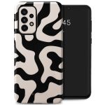 Selencia Coque arrière Vivid Samsung Galaxy A33 - Art Wave Black