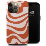 Selencia Coque arrière Vivid iPhone 15 Pro Max - Dream Swirl Orange