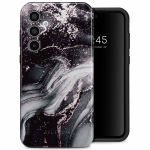 Selencia Coque arrière Vivid Samsung Galaxy A35 - Chic Marble Black