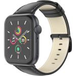 imoshion Bracelet en cuir Classique Apple Watch Series 1-9 / SE - 38/40/41 mm / Series 10 - 42 mm - Noir