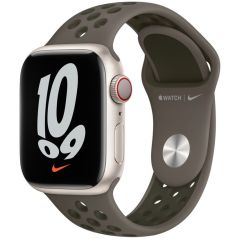 Apple Nike Sport Band Apple Watch Series 1-9 / SE - 38/40/41 mm - Olive Gray/Cargo Khaki