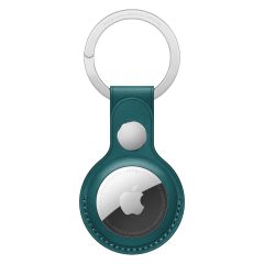 Apple Leather Key Ring Apple AirTag - Forest Green