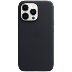 Apple Coque Leather MagSafe iPhone 13 Pro - Midnight