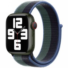 Apple Sport Loop bracelet Apple Watch Series 1-9 / SE - 38/40/41 mm / Series 10 - 42 mm - Midnight/Eucalyptus