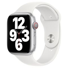 Apple Sport Band Apple Watch Series 1-9 / SE / Ultra (2) - 42/44/45/49 mm - Blanc