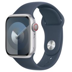 Apple Sport Band Apple Watch Series 1-9 / SE - 38/40/41 mm / Series 10 - 42 mm - Taille M/L - Storm Blue