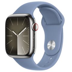 Apple Sport Band Apple Watch Series 1-9 / SE - 38/40/41 mm - Taille M/L - Winter Blue