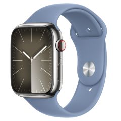 Apple Sport Band Apple Watch Series 1-10 / SE / Ultra (2) - 42/44/45/46/49 mm - Taille S/M - Winter Blue