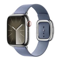 Apple Modern Buckle FineWoven Apple Watch Series 1-9 / SE - 38/40/41 mm / Series 10 - 42 mm - Taille L - Lavender Blue