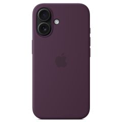 Apple Coque en silicone MagSafe iPhone 16 - Plum