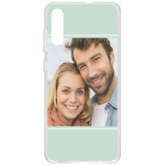 Concevez votre propre coque en gel Samsung Galaxy A70 - Transparent