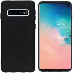 iMoshion Coque Couleur Samsung Galaxy S10 - Noir