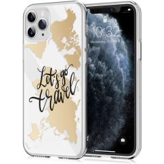 imoshion Coque Design iPhone 11 Pro - Let's Go Travel / Noir