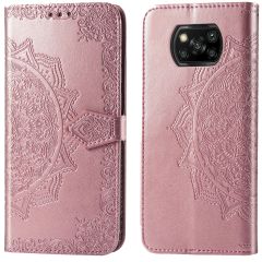 iMoshion Etui de téléphone portefeuille Mandala Xiaomi Poco X3 (Pro) - Rose