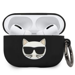 Karl Lagerfeld Choupette 3D Silicone Case Apple AirPods Pro - Noir