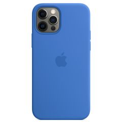 Apple Coque en silicone MagSafe iPhone 12 (Pro) - Capri Blue