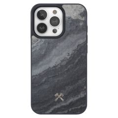 Woodcessories Coque Bumper MagSafe iPhone 15 Pro - Stone Camo Gray Black
