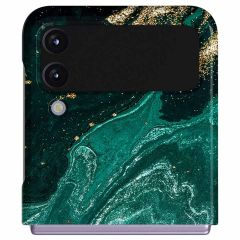 Burga Coque arrière Snap Samsung Galaxy Z Flip 4 - Emerald Pool