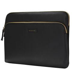 dbramante1928 ﻿Paris+ Sleeve - Pochette ordinateur 14 pouces - Cuir véritable - MacBook Pro 14 pouces - Night Black