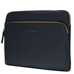 dbramante1928 ﻿Paris+ Sleeve - Pochette ordinateur 14 pouces - Cuir véritable - MacBook Pro 14 pouces - Pacific Blue