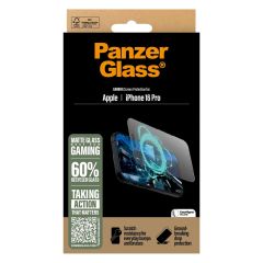 PanzerGlass Protector d'écran Gaming Ultra Wide Fit avec applicateur iPhone 16 Pro