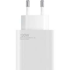 Xiaomi Adaptateur secteur d'origine avec câble USB-C - chargeur - Port USB-A + câble USB-A vers USB-C - 120 Watt - Blanc