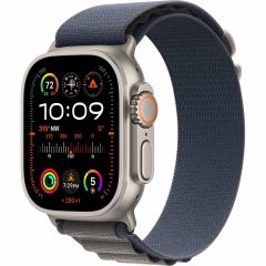 WiWu Bracelet en nylon Alpine Apple Watch Series 1-9 / SE / Ultra (2) - 42/44/45/49 mm - Bleu