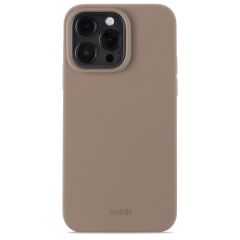 Holdit Coque Silicone iPhone 15 Pro Max - Mocha Brown