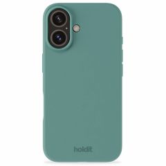 Holdit Coque Silicone iPhone 16 Plus - Moss Green