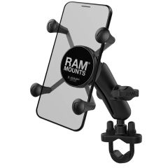 RAM Mounts X-Grip® U-Bolt Support de téléphone vélo/moto/scooter - Universel - Petit - Noir