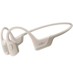 Shokz OpenRun Pro - Modèle standard - Écouteurs sans fil Open-Ear - Conduction osseuse - Beige
