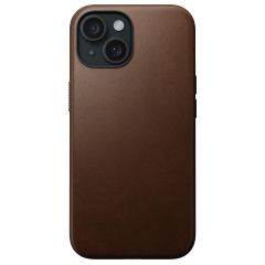 Nomad Coque Modern Leather iPhone 15 - Brun