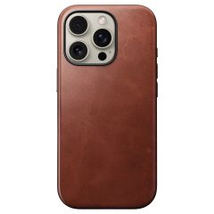 Nomad Coque Modern Horween Leather iPhone 16 Pro - Olde Dublin