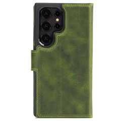 Wachikopa Étui de téléphone portefeuille Magic 2-in-1 Samsung Galaxy S24 Ultra - Forest Green