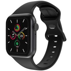 iMoshion Bracelet en silicone⁺ Apple Watch Series 1-9 / SE - 38/40/41 mm - Noir - Taille S/M