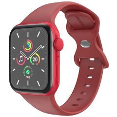 imoshion Bracelet en silicone⁺ Apple Watch Series 1-9 / SE - 38/40/41 mm / Series 10 - 42 mm - Wine - Taille S/M