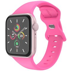 iMoshion Bracelet en silicone⁺ Apple Watch Series 1-9 / SE - 38/40/41 mm - Barbie Pink - Taille S/M