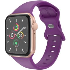 imoshion Bracelet en silicone⁺ Apple Watch Series 1-9 / SE - 38/40/41 mm / Series 10 - 42 mm - Purple - Taille S/M