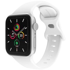 imoshion Bracelet en silicone⁺ Apple Watch Series 1-10 / SE / Ultra (2) - 42/44/45/46/49 mm - White - Taille M/L