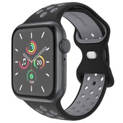 iMoshion Bracelet sport⁺ Apple Watch Series 1-9 / SE - 38/40/41 mm - Taille S/M - Black & Anthracite