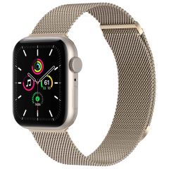 iMoshion Bracelet magnétique milanais Apple Watch Series 1-9 / SE - 38/40/41 mm - Taille M - Starlight