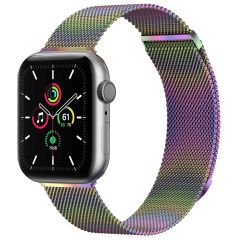 imoshion Bracelet magnétique milanais Apple Watch Series 1-9 / SE - 38/40/41 mm / Series 10 - 42 mm - Taille M - Galaxy