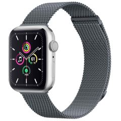 iMoshion Bracelet magnétique milanais Apple Watch Series 1-9 / SE / Ultra (2) - 42/44/45/49 mm - Taille M - Gris