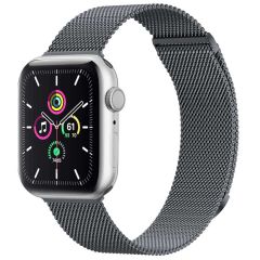 iMoshion Bracelet magnétique milanais Apple Watch Series 1-9 / SE / Ultra (2) - 42/44/45/49 mm - Taille S - Gris