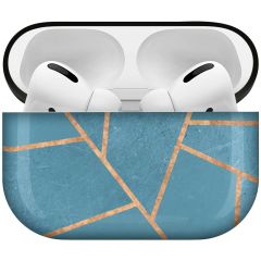 iMoshion Coque Hardcover Design AirPods Pro - Blue Graphic