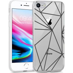 iMoshion Coque Design iPhone SE (2022 / 2020) / 8 / 7 - Graphic Cube